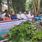 ডুমুরিয়ায় এমপি নারায়ণ চন্দ্রে’র গাছের চারা বিতরণ
