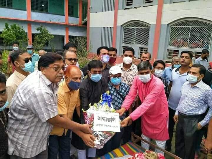 আওয়ামীলীগ নেতা মধুসূদন মল্লিকের প্রতি শ্রদ্ধা