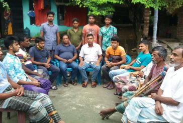 কলারোয়ার পাঁচপোতায় রুহুল কুদ্দুস'র মতবিনিময়