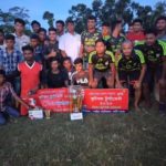 কলারোয়ায় এসএম গ্রুপ কাপ ফুটবল টুর্নামেন্টের গদখালী যুব উন্নয়ন সংঘ চ্যাম্পিয়ন