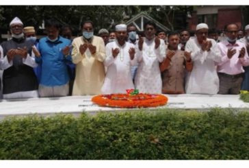 সাতক্ষীরা সদর আ’লীগের নবগঠিত  কমিটির জাতির পিতা'র কবর জিয়ারত