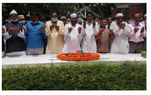 সাতক্ষীরা সদর আ’লীগের নবগঠিত  কমিটির জাতির পিতা’র কবর জিয়ারত