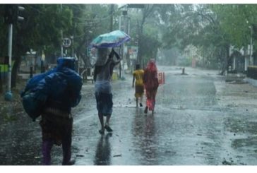 বৃষ্টির পূর্বাভাস তিন বিভাগে