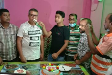সাংবাদিক পলাশ চৌধুরী'র জন্মদিন পালিত