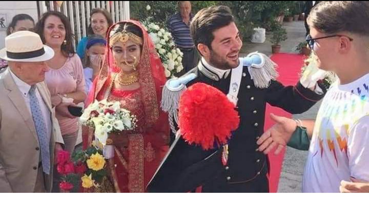 বাংলাদেশী তরুনীকে বিয়ে করলেন ইতালির এক পুলিশ
