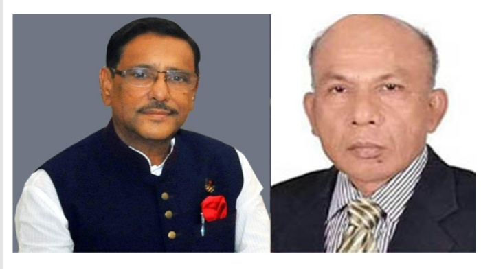 ওবায়দুল কাদের সাথে খুলনা জেলা আওয়ামীলীগের সম্পাদক সুজিতের সাক্ষাৎ