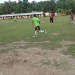 কলারোয়ার কেঁড়াগাছিতে ফুটবল ম্যাচে কেশেবপুরের বরণডালির ‌সাথে স্বাগতিকরা ড্র করেছে