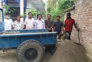 কলারোয়ার কেঁড়াগাছি খালধার মসজিদের উন্নয়নে আমরা সেবক একতা সংঘ