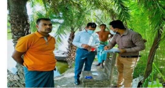 ডুমুরিয়ায় অবৈধ বালু উত্তোলনে ভ্রাম্যমান আদালতে জরিমানা