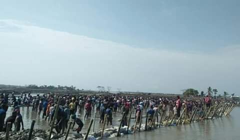 কয়রার নদী ভাঙ্গন নিয়ে রাজনীতি