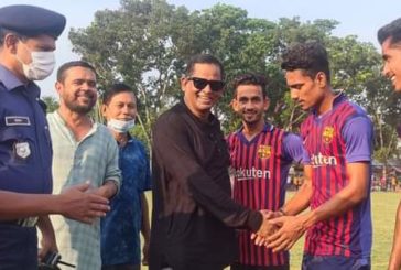কলারোয়া ফুটবল একাডেমি কাপ টুর্নামেন্টের চ্যাম্পিয়ন শার্শার ধলদা