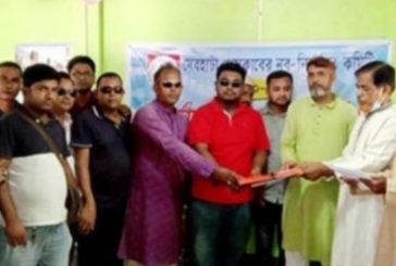 দেবহাটা প্রেসক্লাবের নব-নির্বাচিত  কমিটির দায়িত্ব গ্রহণ