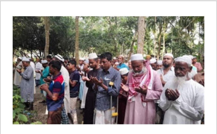 দৈনিক সমাজের আলো’র সম্পাদক ইয়ারব এর ভগ্নীপতির দাফন সম্পন্ন