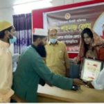 ডুমুরিয়ার ইমাম ও ওলামা পরিষদের করোণা কাফন-দাফন টিমকে সম্মাননা প্রদান