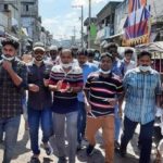 কপিলমুনিতে নৌকা প্রতীকের পক্ষে জেলা ছাত্রলীগ সভাপতির গণসংযোগ