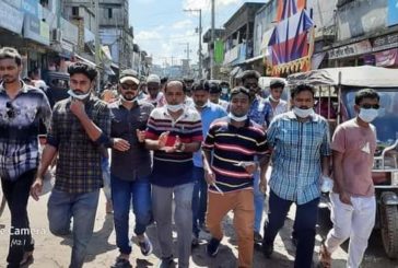 কপিলমুনিতে নৌকা প্রতীকের পক্ষে জেলা ছাত্রলীগ সভাপতির গণসংযোগ