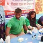ডুমুরিয়া ফাউন্ডেশনের উদ্যেগে বিনামূল্যে রক্তের গ্রুপ নির্ণয়