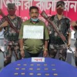 কলারোয়া সীমান্তে ২ কেজি স্বর্ণসহ চোরাকারবারি আটক