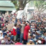 ফ্রান্সে মহানবী (সাঃ) কে অবমাননার প্রতিবাদে কলারোয়ায় বিক্ষোভ মিছিল