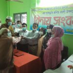 কলারোয়া সমাজসেবা অফিসের পক্ষ থেকে সহকারী পরিচালক শেখ ফারুক হোসেনকে সংবর্ধনা