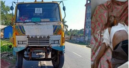 ডুমুরিয়ায় ট্রাক ও মোটরসাইকেল মুখোমুখী সংঘর্ষ