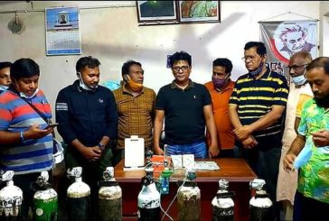 কালিগঞ্জে করোনা রোগীর অক্সিজেন সংকটে বাড়ি বাড়ি অক্সিজেন সরবরাহের উদ্ধোধন