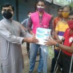সেচ্ছাসেবী সংগঠন সেবা’র দাফন টিমকে মাস্ক দিলেন ইউএনও