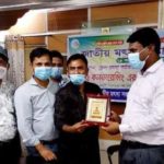 দাকোপে মানসম্মত চিংড়ি পোনা উৎপাদনে সন্মানা স্মারক পেলেন মাসুম শ্রিম্প হ্যাচারীর ব্যাবস্থাপনা পরিচালক -জনাব আব্দুল্লাহ আল মাসুম