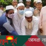 কলারোয়ায় কুটিরপুল হাফিজিয়া মাদ্রাসায় নতুন ভবনের ভিত্তিপ্রস্তর উদ্বোধন