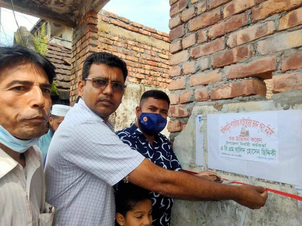 অযত্ন আর অবহেলায় বন্ধ কপিলমুনি পাবলিক লাইব্রেরী ভবনের পুনঃনির্মাণ কাজ শুরু