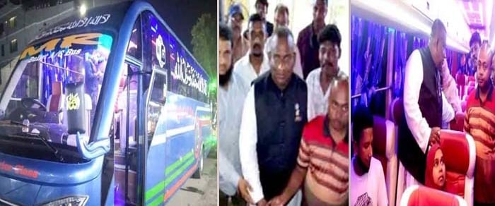 চালু হলো অত্যাধুনিক এম আর বুলেট কোচ,কোরআনের হাফেজ যাত্রীকে টিকিট ফ্রি