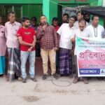 কলারোয়ার বালিয়াডাঙ্গা বাজারে প্রতিবাদ ও সম্প্রীতি সমাবেশ অনুষ্ঠিত
