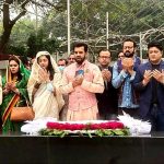 বঙ্গবন্ধুর প্রতিকৃতিতে বাংলাদেশ চলচ্চিত্র শিল্পী সমিতির শ্রদ্ধা নিবেদন