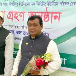 কলারোয়ার ২ ইউপি চেয়ারম্যানের শপথ গ্রহণ