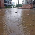 এক পশলা বৃষ্টিতেই যবিপ্রবিতে জলাবদ্ধতা