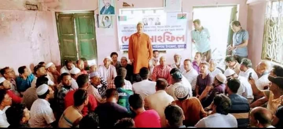 পাইকগাছায় সাবেক চেয়ারম্যান মনিরুল হাসানের মাতার সুস্থতা কামনায় দোয়া মাহফিল