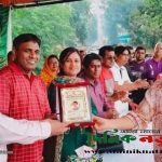 কলারোয়ায় সাবেক ফিফা রেফারি তৈয়ব হাসান বাবু কে সংবর্ধনা প্রদান