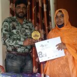 জেসমিন খাতুন উপজেলার শ্রেষ্ট পরিবার কল্যান সহকারী নির্বাচিত