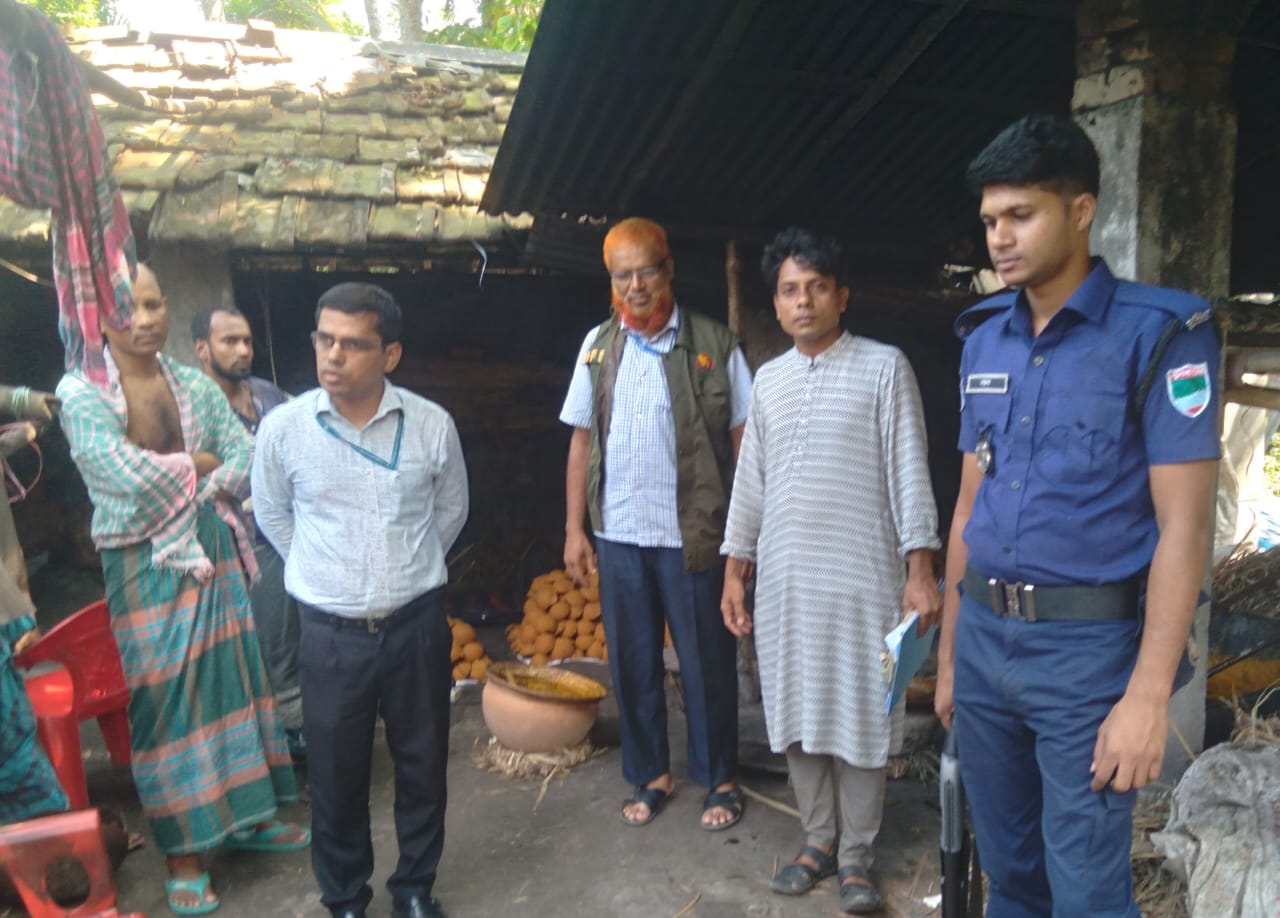 ভোক্তা অধিকার সংরক্ষণ অধিদপ্তরের পাটকেলঘাটা এলাকায় মনিটরিং