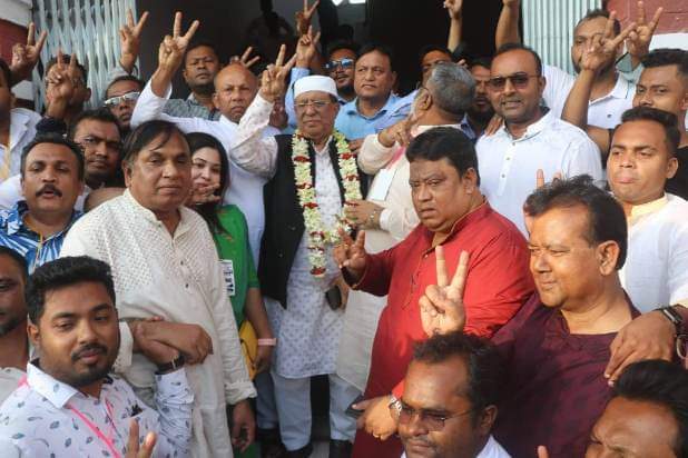খুলনা জেলা পরিষদ নির্বাচনে আবারও চেয়ারম্যান হলেন শেখ হারুনুর রশীদ