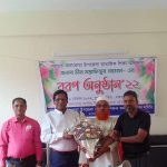 কলারোয়ায় নবাগত মাধ্যমিক শিক্ষা অফিসারকে বরণ