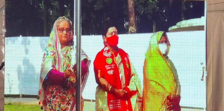 মহিলা আওয়ামী লীগের সম্মেলনে প্রধানমন্ত্রী শেখ হাসিনা