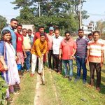 বিরামপুরে রাস্তার কাজের উদ্বোধন করলেন-পৌর মেয়র আককাস আলী