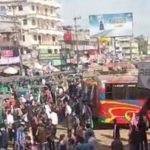 বাস রিকুইজিশনের প্রতিবাদে পরিবহন ধর্মঘট