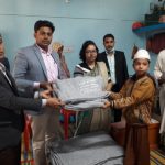 কলারোয়া প্রশাসনের উদ্যোগে খোরদো হাফিজিয়া মাদ্রাসায় কম্বল বিতরণ
