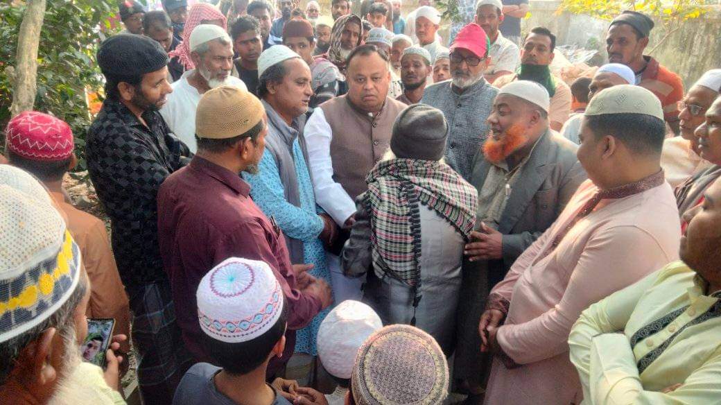না ফেরার দেশে প্রবীণ আ’লীগ নেতা শেখ আব্দুল মান্নান;শোকাহত পরিবারের পাশে এমপি বাবু