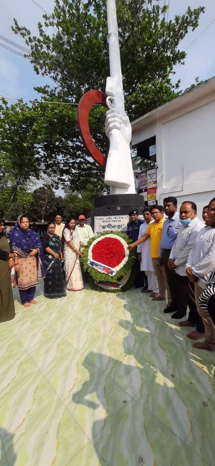 কলারোয়ায় যথাযোগ্য মর্যাদায় গণহত্যা দিবস পালিত