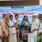 কলারোয়ায় কৃষকদের মাঝে পাটবীজ বিতরণ