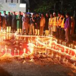 কালরাত্রি ও গণহত্যা দিবস উপলক্ষে জবিতে প্রদীপ প্রজ্জ্বলন