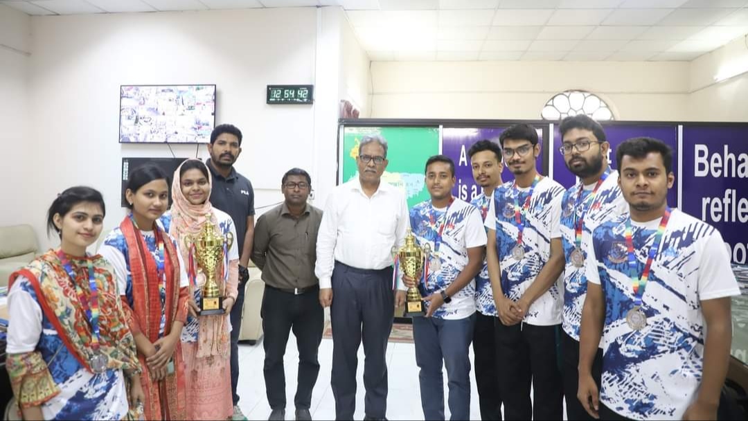 আন্তঃবিশ্ববিদ্যালয় দাবা ও ক্যারাম প্রতিযোগিতায় রানার্স আপ জবি